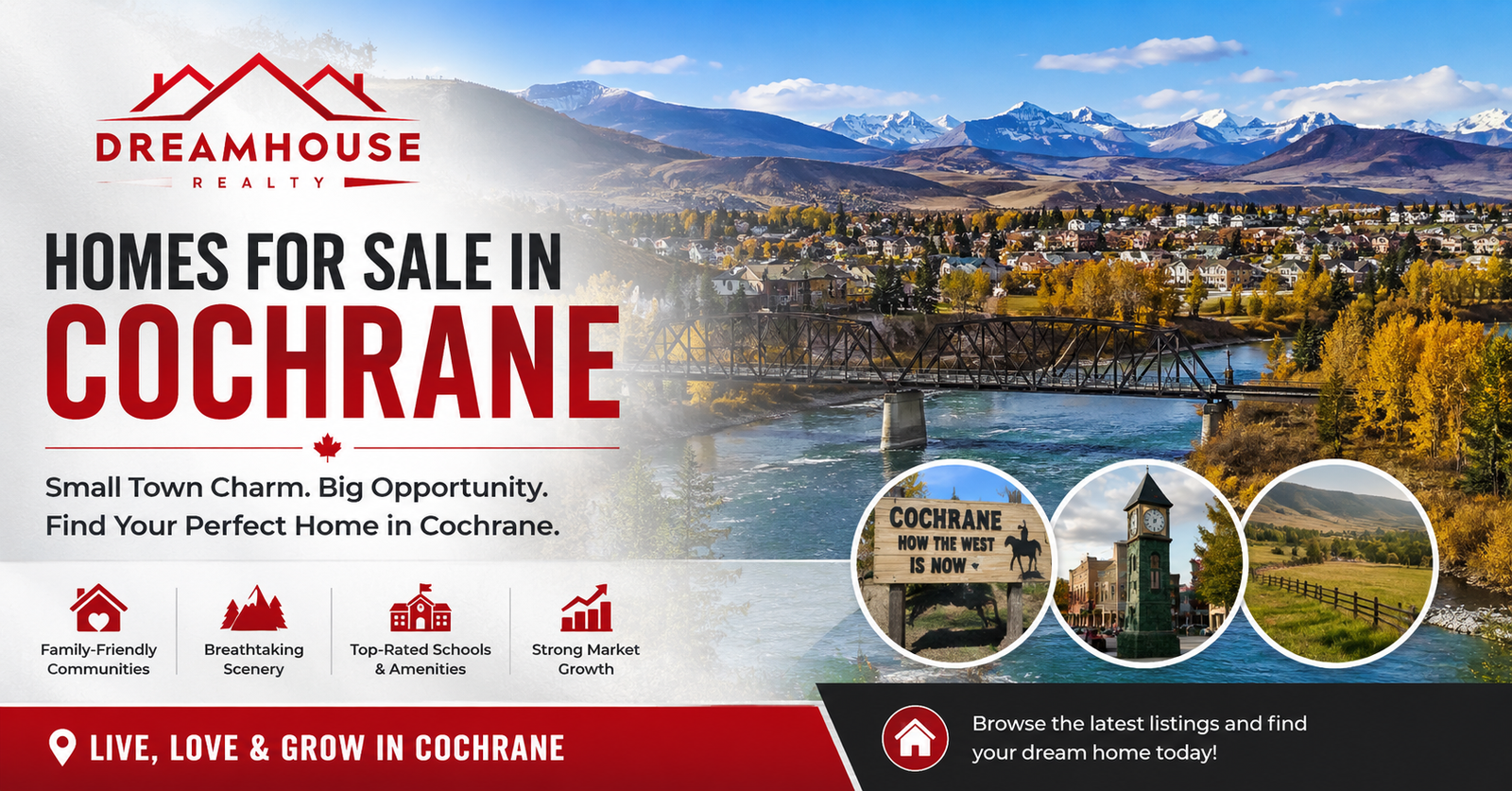Homes for Sale in Cochrane
